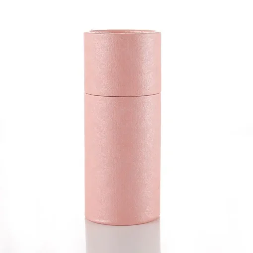 Pink Cardboard Cylinder Box Pink Paper Tube Packaging for 30ml Tanning Drops