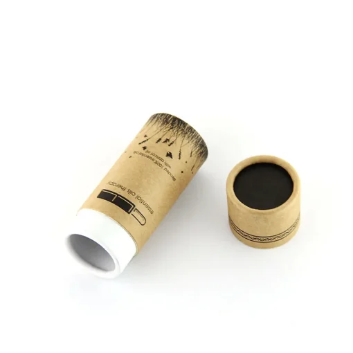 Round Paper Tube Custom kraft Cylinder Packaging Box for Cosmetic(4)