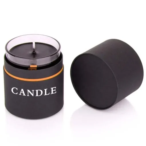 Custom Design Round Shape Scented Candle Cardboard Paper Tube Packaging(3)