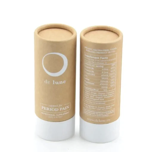 Custom Oil bottle Cardboard Cylinder Boxes With Perfume Paper Tube Packaging(4)