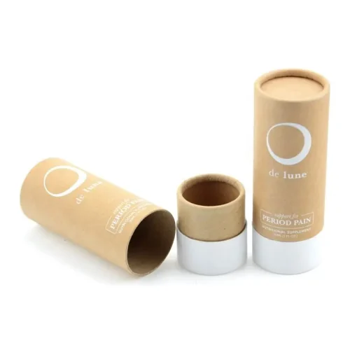 Custom Oil bottle Cardboard Cylinder Boxes With Perfume Paper Tube Packaging(6)