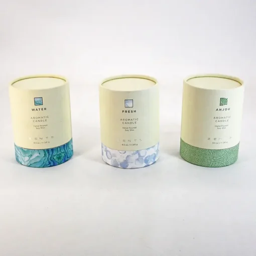 Luxury Custom Design Candle Paper Tube Kraft Packaging(5)