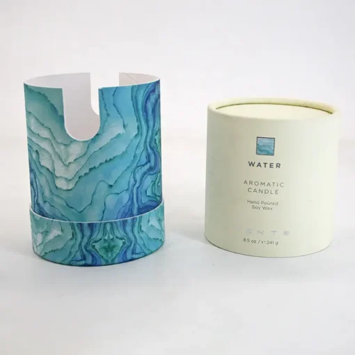 Luxury Custom Design Candle Paper Tube Kraft Packaging