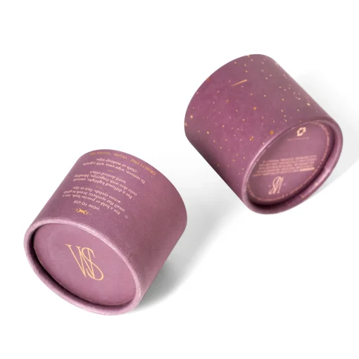 Luxury Perfume Paper Tube Box Round Custom Cosmetic Cylinder Packaging(3)