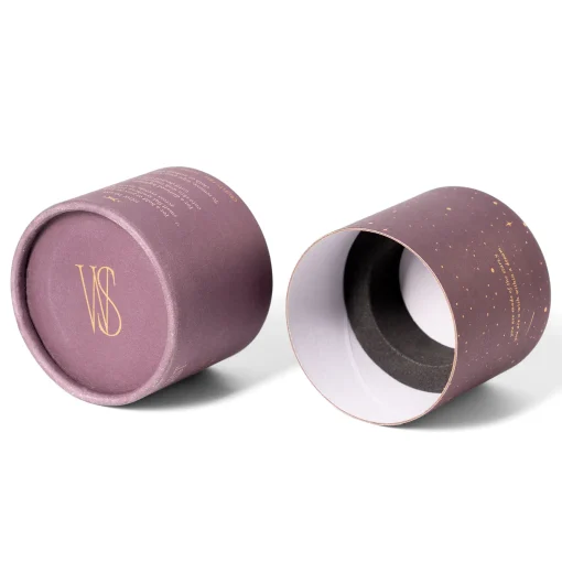 Luxury Perfume Paper Tube Box Round Custom Cosmetic Cylinder Packaging(5)