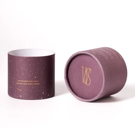 Luxury Perfume Paper Tube Box Round Custom Cosmetic Cylinder Packaging(6)