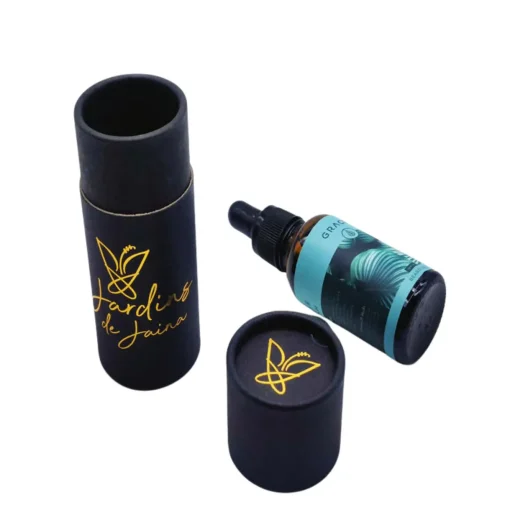 Sophisticated Stylish Kraft Paper Tube Perfume Packaging Box(3)