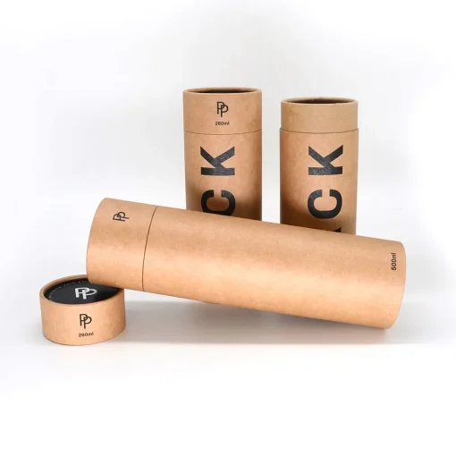 Customized Round Cardboard Tube CBD Hemp Oil Packaging Boxes(3)